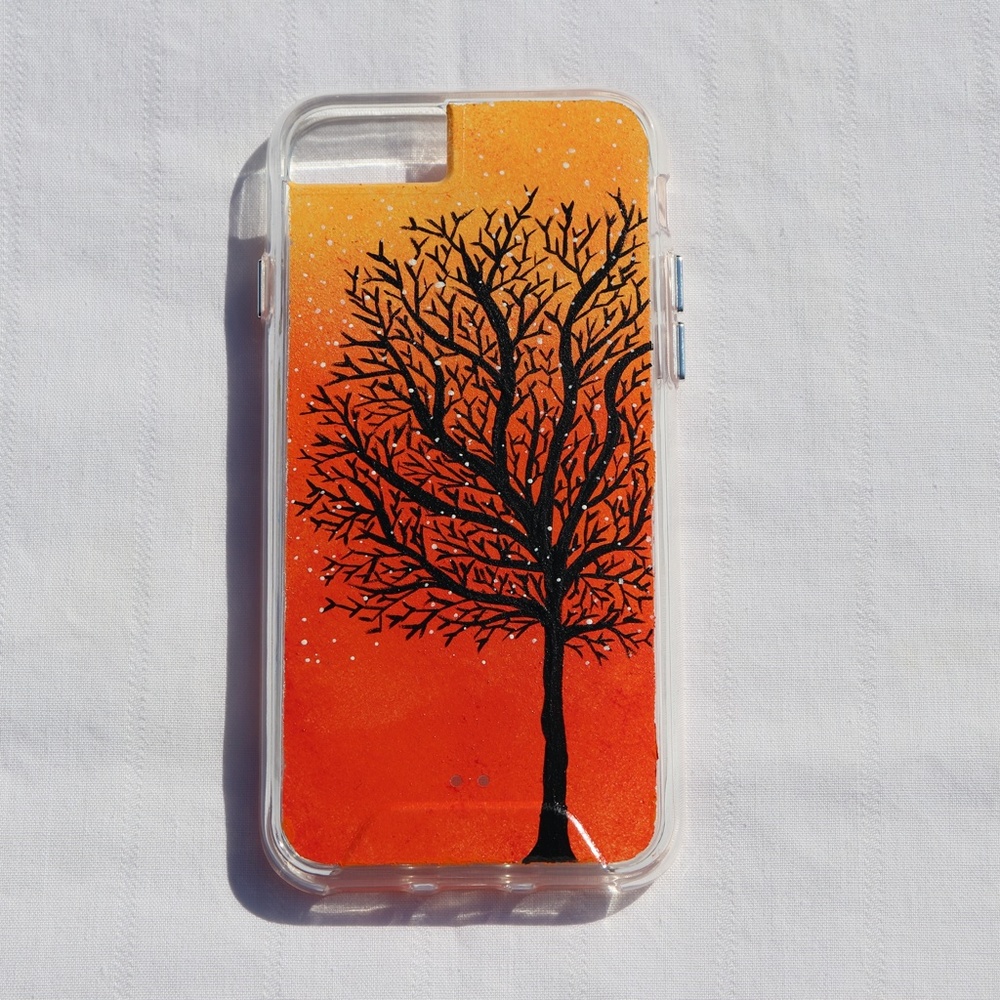 Handmade, painted Phone Case - Picture 2 of 3